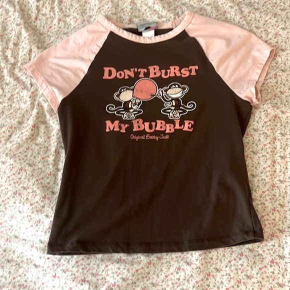 Bobby Jack Tops - Bobby Jack Don’t Burst My Bubble Baby Tee